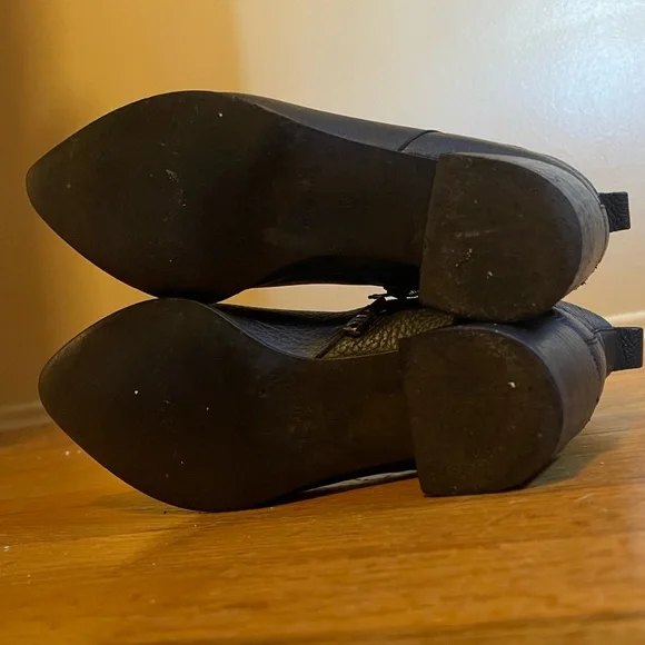 Everlane The Boss Boot black pebbled leather size 7.5 - Picture 8 of 9